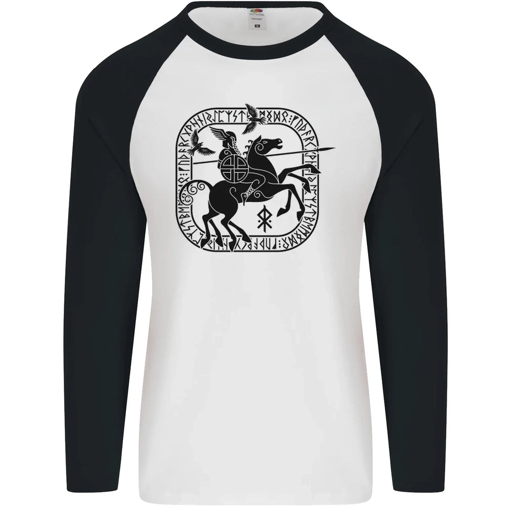 Odin Wotan Vikings Valhalla Norse Mythology Mens L/S - Adult & Kids T-Shirts, Sweatshirts & Hoodies apparel design preview 1
