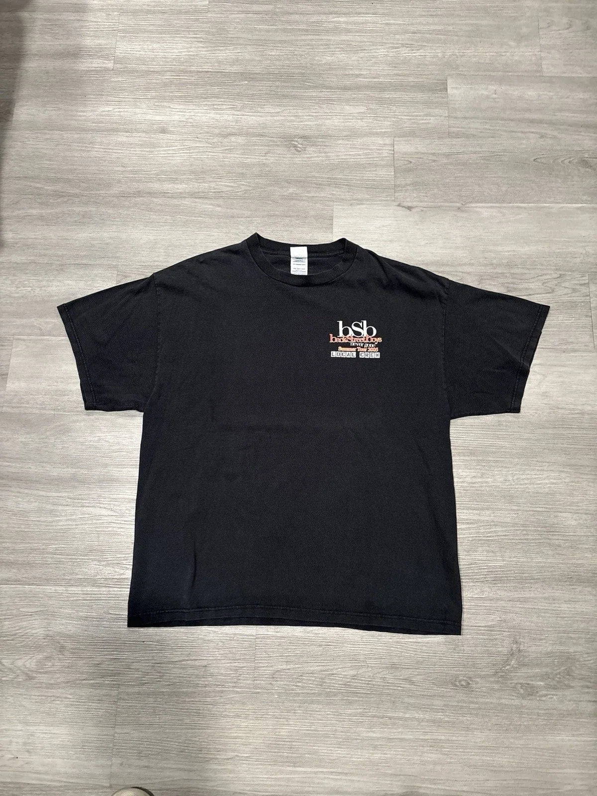 Vintage Y2K 2005 Backstreet Boys Summer Tour Size XL - Adult & Kids T-Shirts, Sweatshirts & Hoodies apparel design preview 1