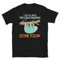 Procrastinating Funny Novelty Sloth Classic Everyday - Adult & Kids T-Shirts, Sweatshirts & Hoodies apparel design preview 1