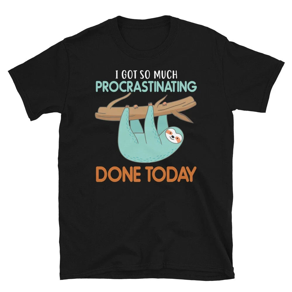 Procrastinating Funny Novelty Sloth Classic Everyday - Adult & Kids T-Shirts, Sweatshirts & Hoodies apparel design preview 1