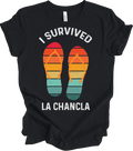 I Survived La Chancla Funny Mexican Humor - Adult & Kids T-Shirts, Sweatshirts & Hoodies apparel design preview 1