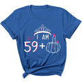 Women's I Am 59 Plus 1 Middle Finger 60th Birthday 60 - Adult & Kids T-Shirts, Sweatshirts & Hoodies apparel design preview 1
