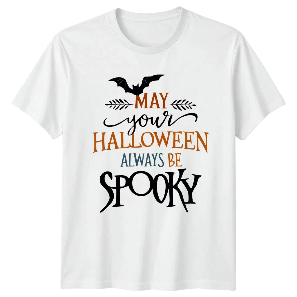 May Your Halloween Always Be Spooky Quote - Adult & Kids T-Shirts, Sweatshirts & Hoodies apparel design preview 1