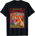 Steven Rhodes Here Comes The UFO Apocalypse Retro - Adult & Kids T-Shirts, Sweatshirts & Hoodies apparel design preview 1