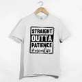 Straight Outta Patience Mom Funny Tired Momlife - Adult & Kids T-Shirts, Sweatshirts & Hoodies apparel design preview 1