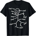 Funny Ow Saying Body Pain Character Humor Sarcastic - Adult & Kids T-Shirts, Sweatshirts & Hoodies apparel design preview 1