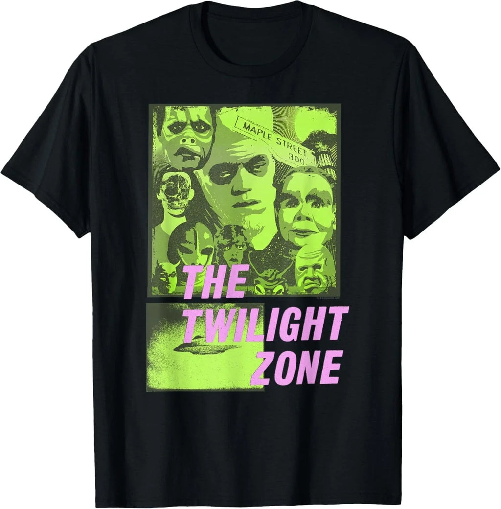 The Twilight Zone Pop Art Color Collage Retro TV Show - Adult & Kids T-Shirts, Sweatshirts & Hoodies apparel design preview 1