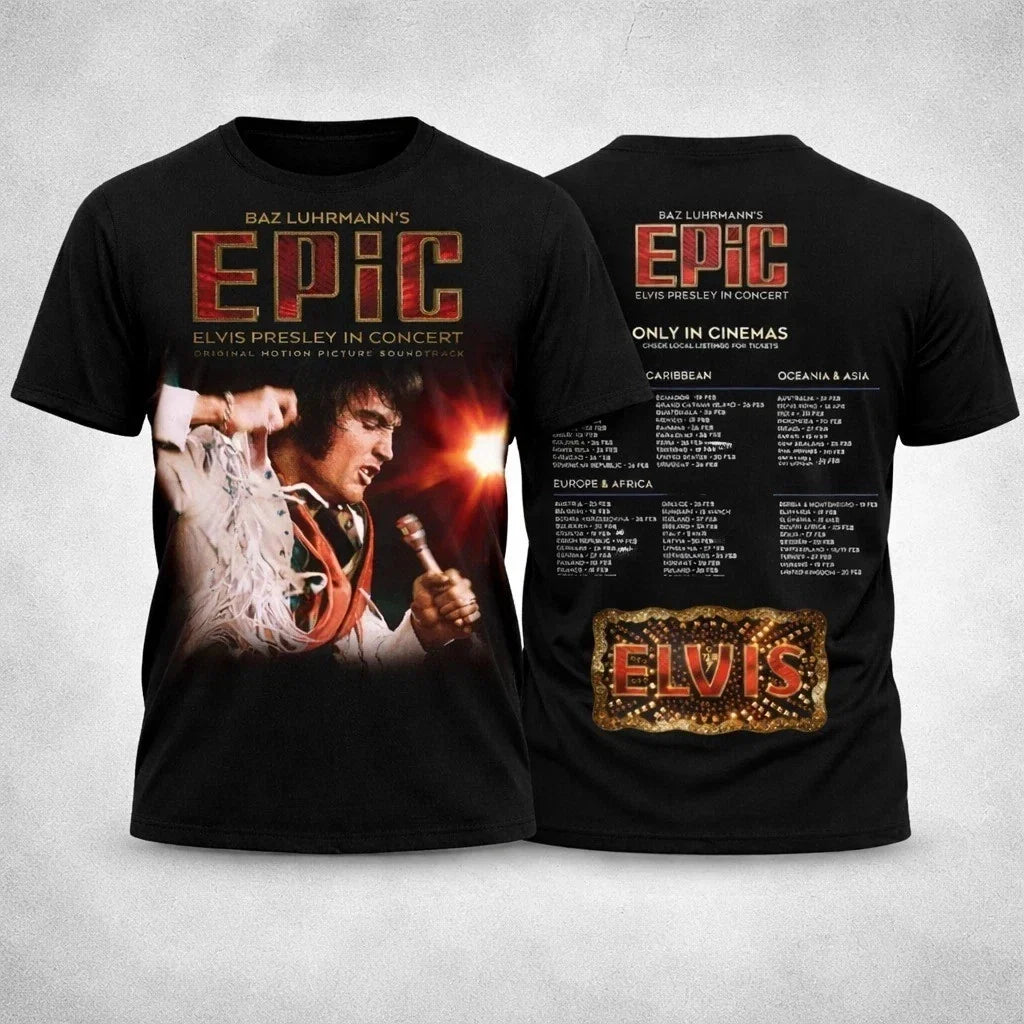 Elvis Presley in Concert 2026 - Adult & Kids T-Shirts, Sweatshirts & Hoodies apparel design preview 1