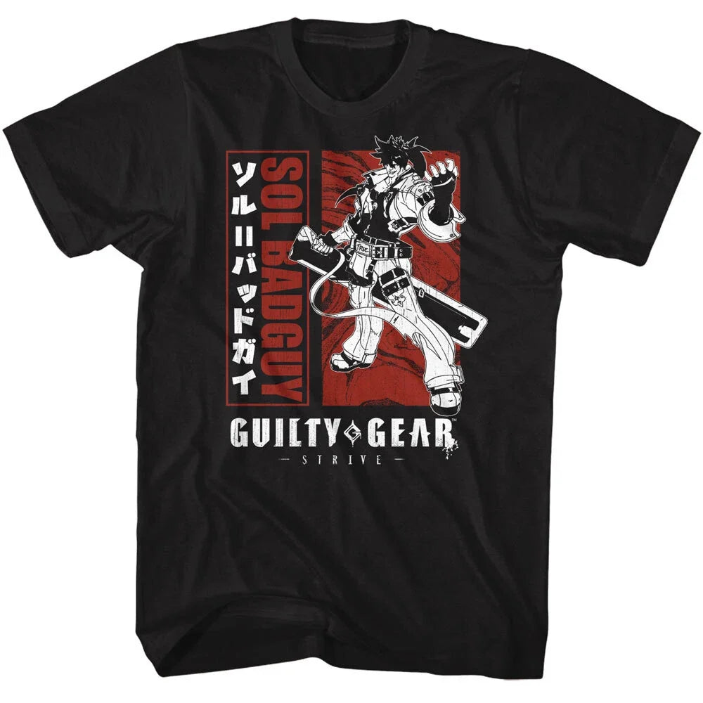 Guilty Gear Strive Arc Video Game Sol Badguy - Adult & Kids T-Shirts, Sweatshirts & Hoodies apparel design preview 1