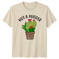 Not A Hugger Cactus Sarcastic Introvert Plant Graphic - Adult & Kids T-Shirts, Sweatshirts & Hoodies apparel design preview 1