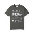 I'm Not Lazy On Energy Saving Mode Funny Diagram, - Adult & Kids T-Shirts, Sweatshirts & Hoodies apparel design preview 1
