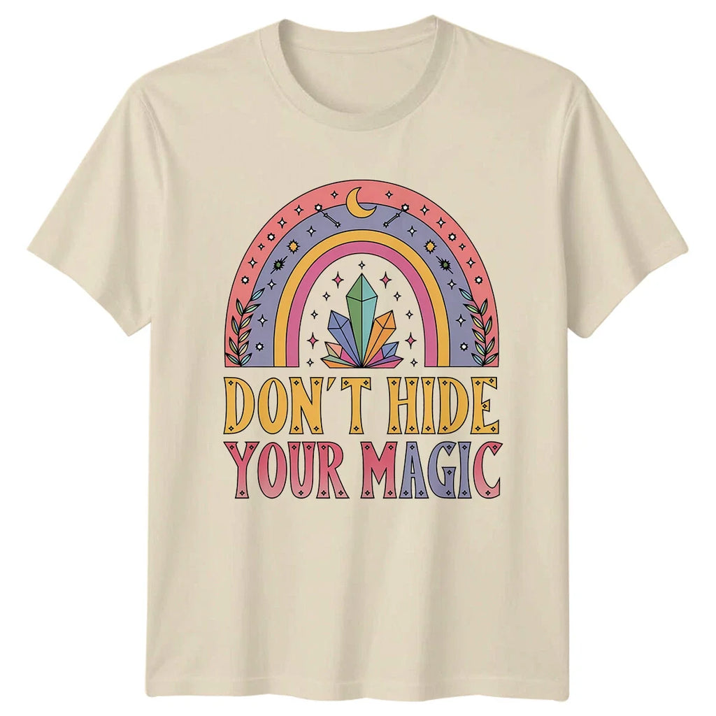 Boho Magic Rainbow Crystal Don't Hide Your - Adult & Kids T-Shirts, Sweatshirts & Hoodies apparel design preview 1