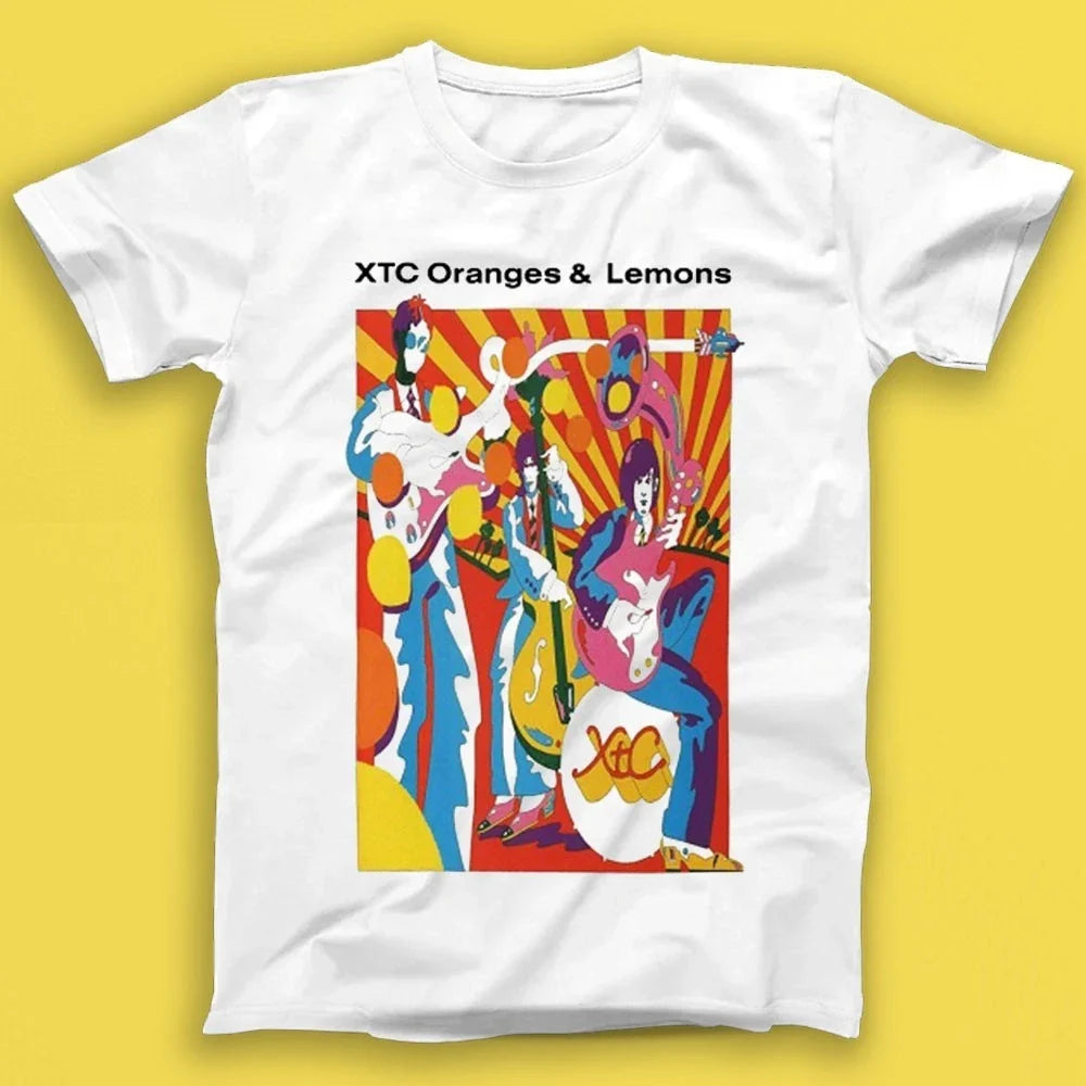 XTC Oranges and Lemons Pop Rock Music Gift T1692 - Adult & Kids T-Shirts, Sweatshirts & Hoodies apparel design preview 1