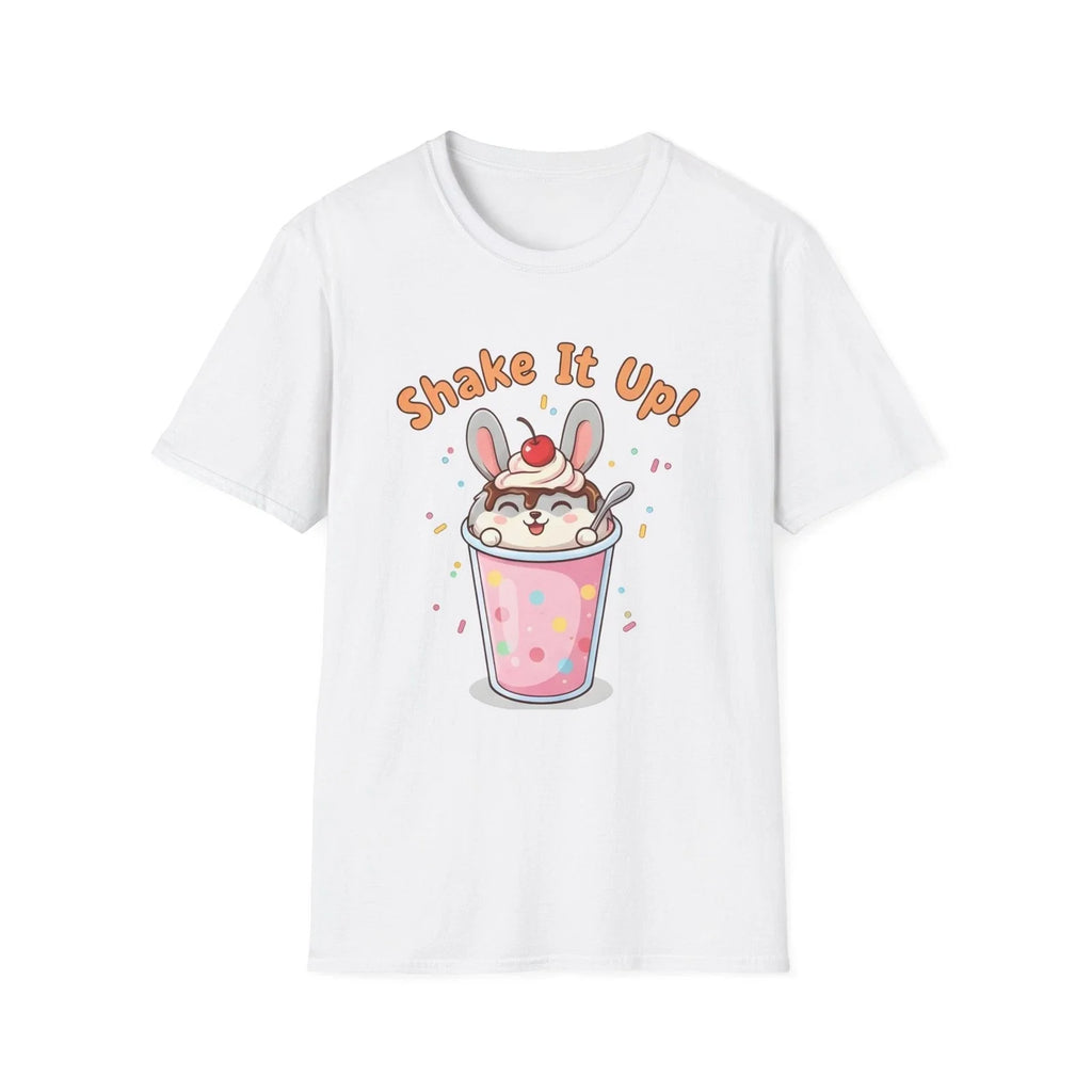 Shake It Up Bunny Milkshake Cute Chaos Humor Kawaii - Adult & Kids T-Shirts, Sweatshirts & Hoodies apparel design preview 1