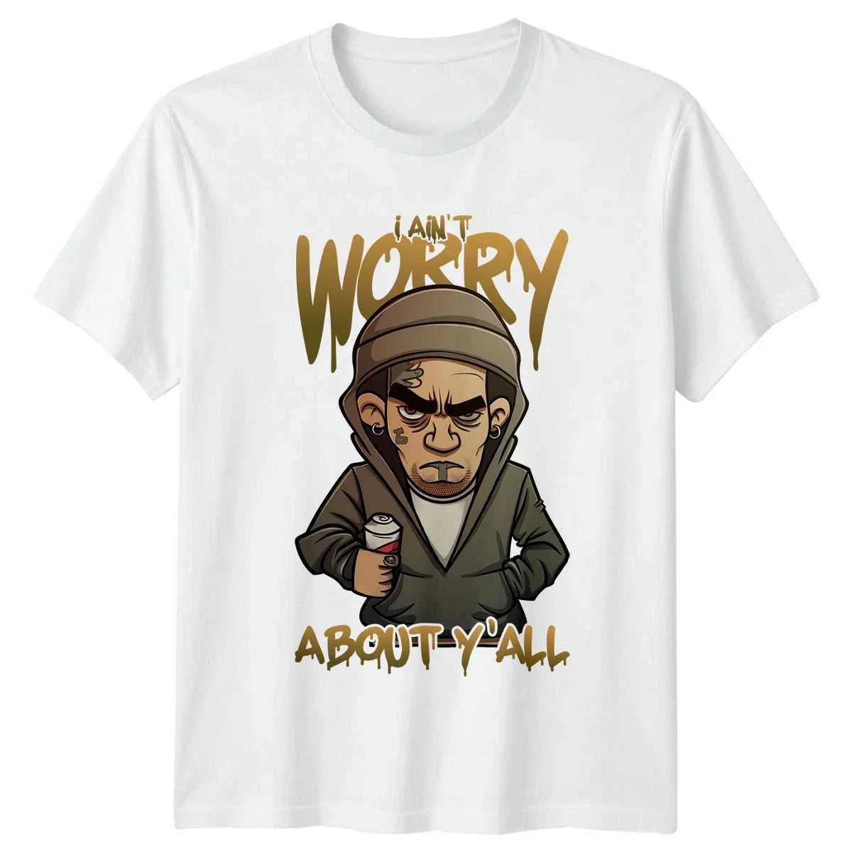 I Aint Worry About Yall Sarcasm Birthday Gift For Him - Adult & Kids T-Shirts, Sweatshirts & Hoodies apparel design preview 1