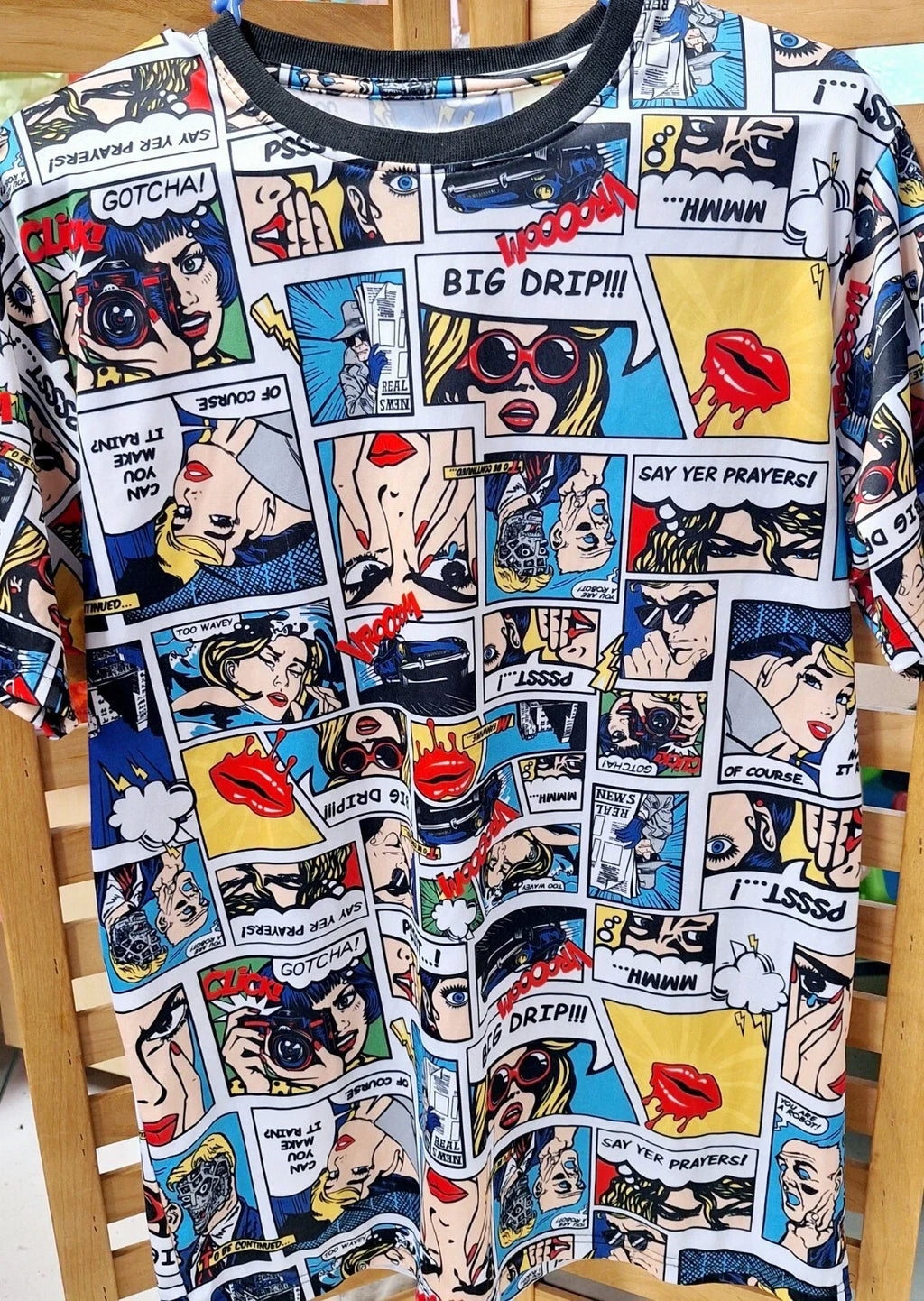 Oh Snap! Drill Clothing Co. Pop Art Retro Comic Strip - Adult & Kids T-Shirts, Sweatshirts & Hoodies apparel design preview 1