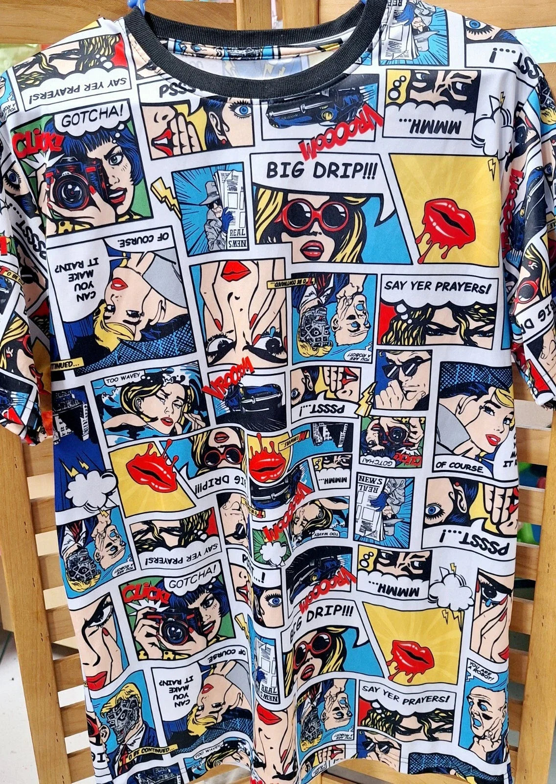 Oh Snap! Drill Clothing Co. Pop Art Retro Comic Strip - Adult & Kids T-Shirts, Sweatshirts & Hoodies apparel design preview 1