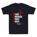 Make America Godly Again Psalm 33:12 Funny Christian - Adult & Kids T-Shirts, Sweatshirts & Hoodies apparel design preview 1