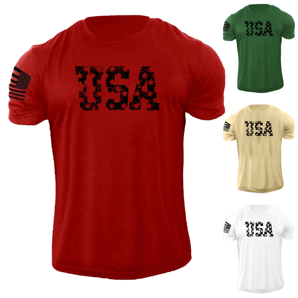 New Men's USA Flag American Patriotic 100% Cotton - Adult & Kids T-Shirts, Sweatshirts & Hoodies apparel design preview 1