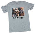 Dazed Confused Adult New L-I-V-I-N Group Photo Box - Adult & Kids T-Shirts, Sweatshirts & Hoodies apparel design preview 1
