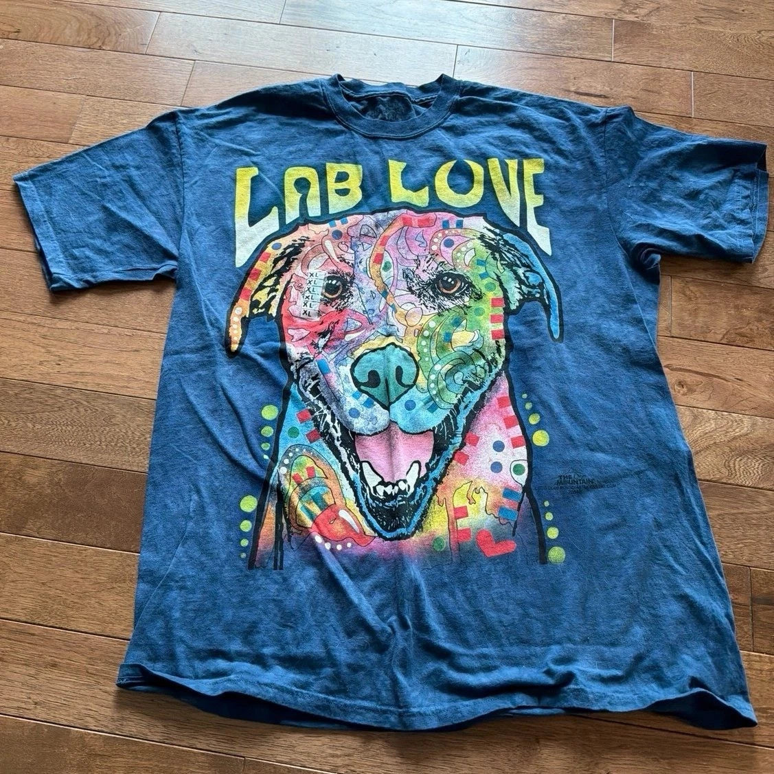 The Mountain Dean Russo Lab LOVE Abstract Pop Art - Adult & Kids T-Shirts, Sweatshirts & Hoodies apparel design preview 1