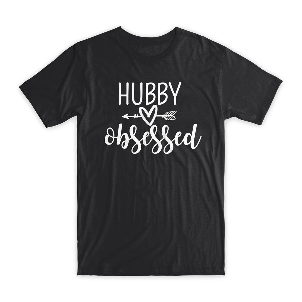 Hubby Obsessed Premium Soft Cotton Crew Neck Funny - Adult & Kids T-Shirts, Sweatshirts & Hoodies apparel design preview 1