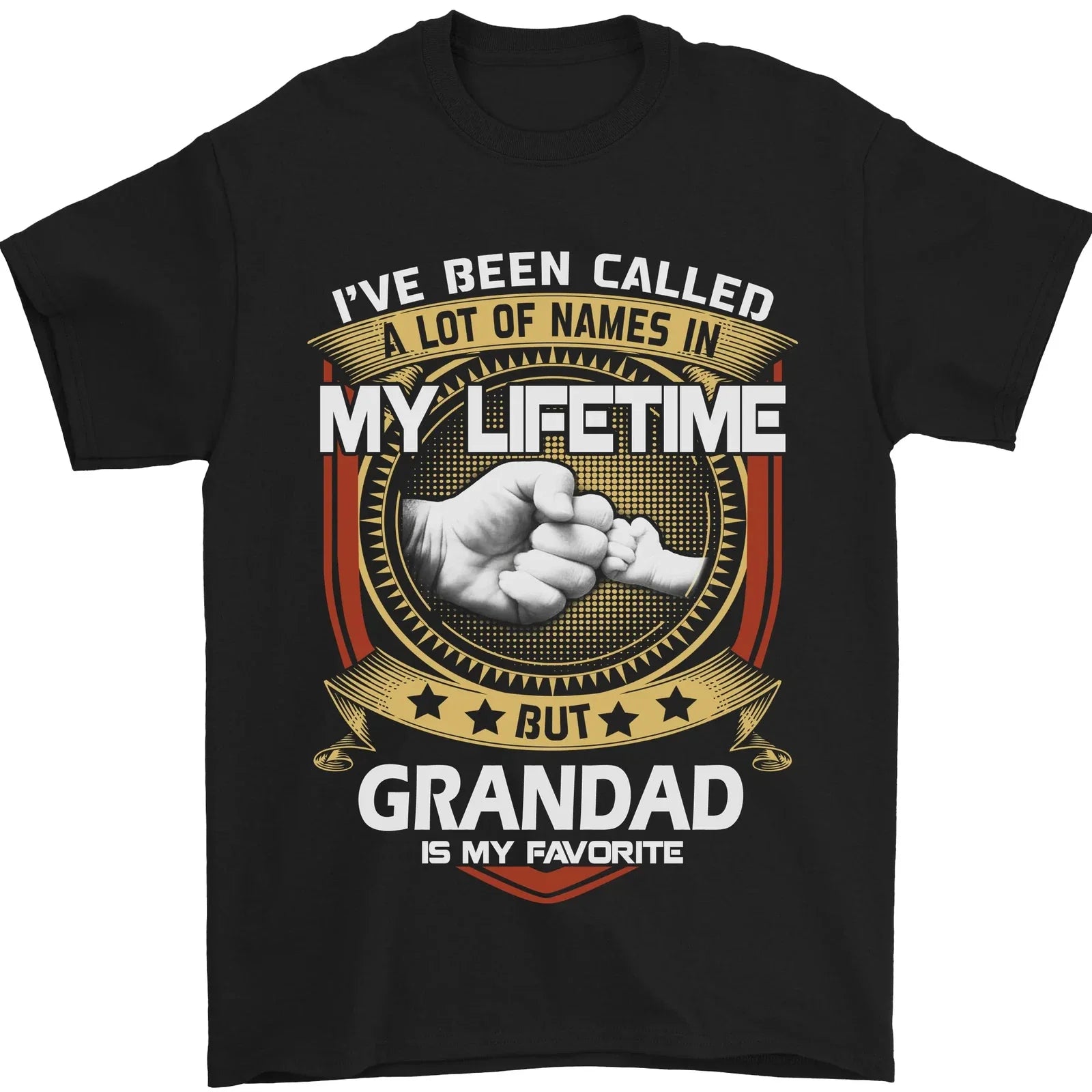 Grandad Is My Favourite Funny Fathers Day Mens 100% - Adult & Kids T-Shirts, Sweatshirts & Hoodies apparel design preview 1