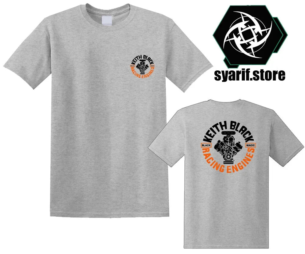 Keith Black Racing Engines Car Motorcycle Men's Grey - Adult & Kids T-Shirts, Sweatshirts & Hoodies apparel design preview 1