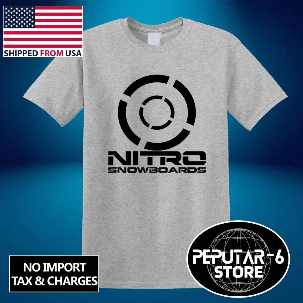 Nitro Snowboard Sports Equipment Ski Men's Grey Size - Adult & Kids T-Shirts, Sweatshirts & Hoodies apparel design preview 1