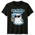 Out Of Office Mentally Coffee Ghost Humor Birthday - Adult & Kids T-Shirts, Sweatshirts & Hoodies apparel design preview 1