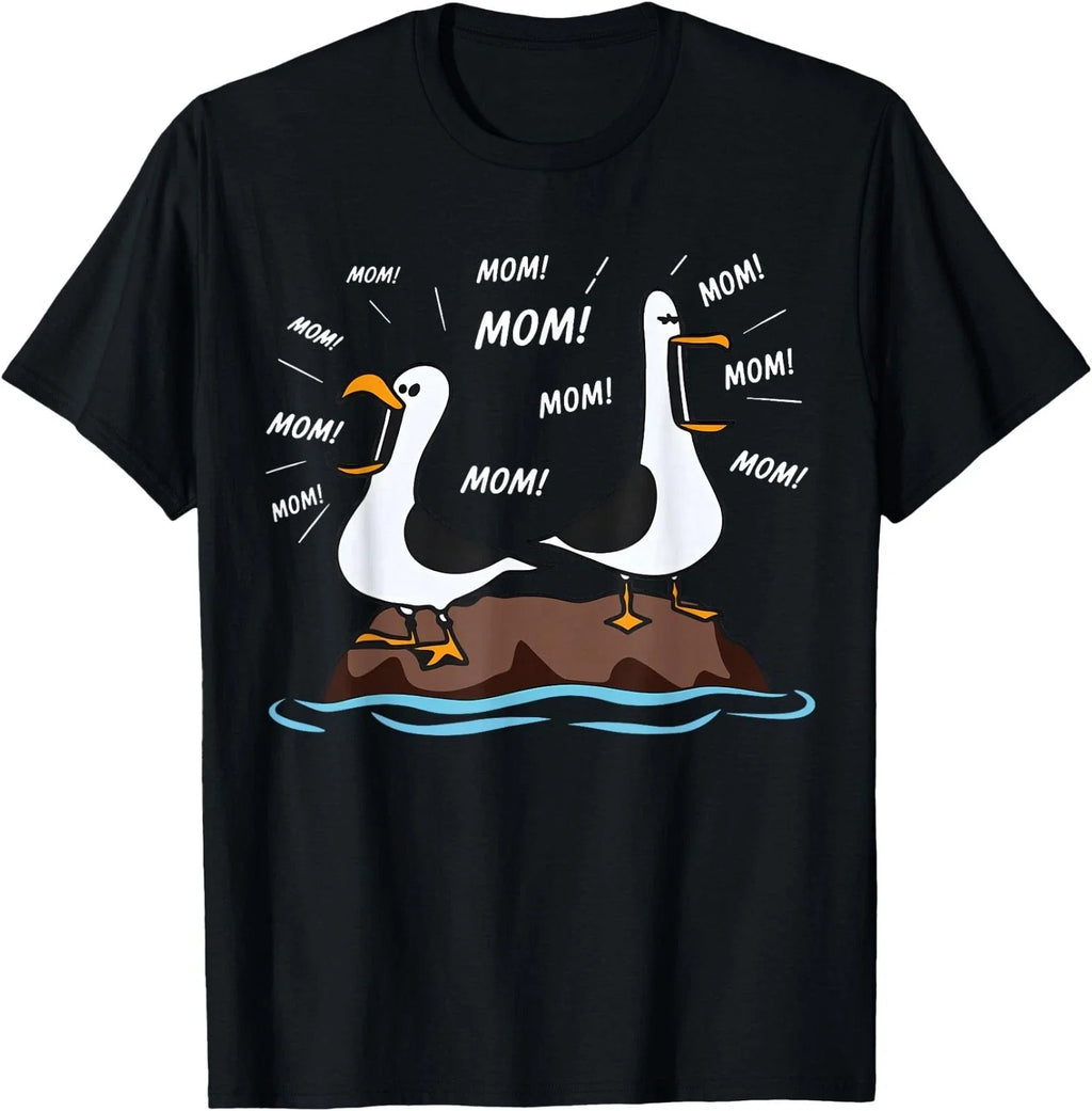Mom Seagull Funny Mama Seagulls Mothers Day Humor - Adult & Kids T-Shirts, Sweatshirts & Hoodies apparel design preview 1