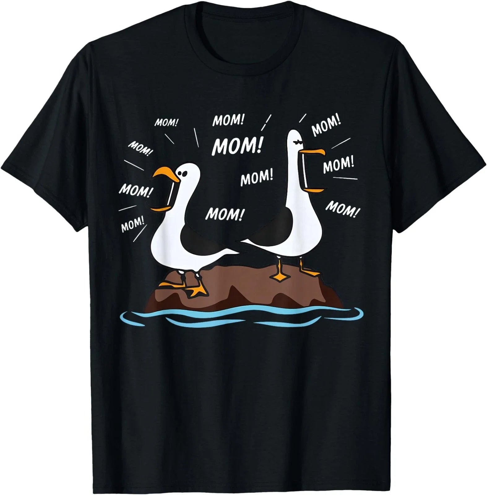 Mom Seagull Funny Mama Seagulls Mothers Day Humor - Adult & Kids T-Shirts, Sweatshirts & Hoodies apparel design preview 1