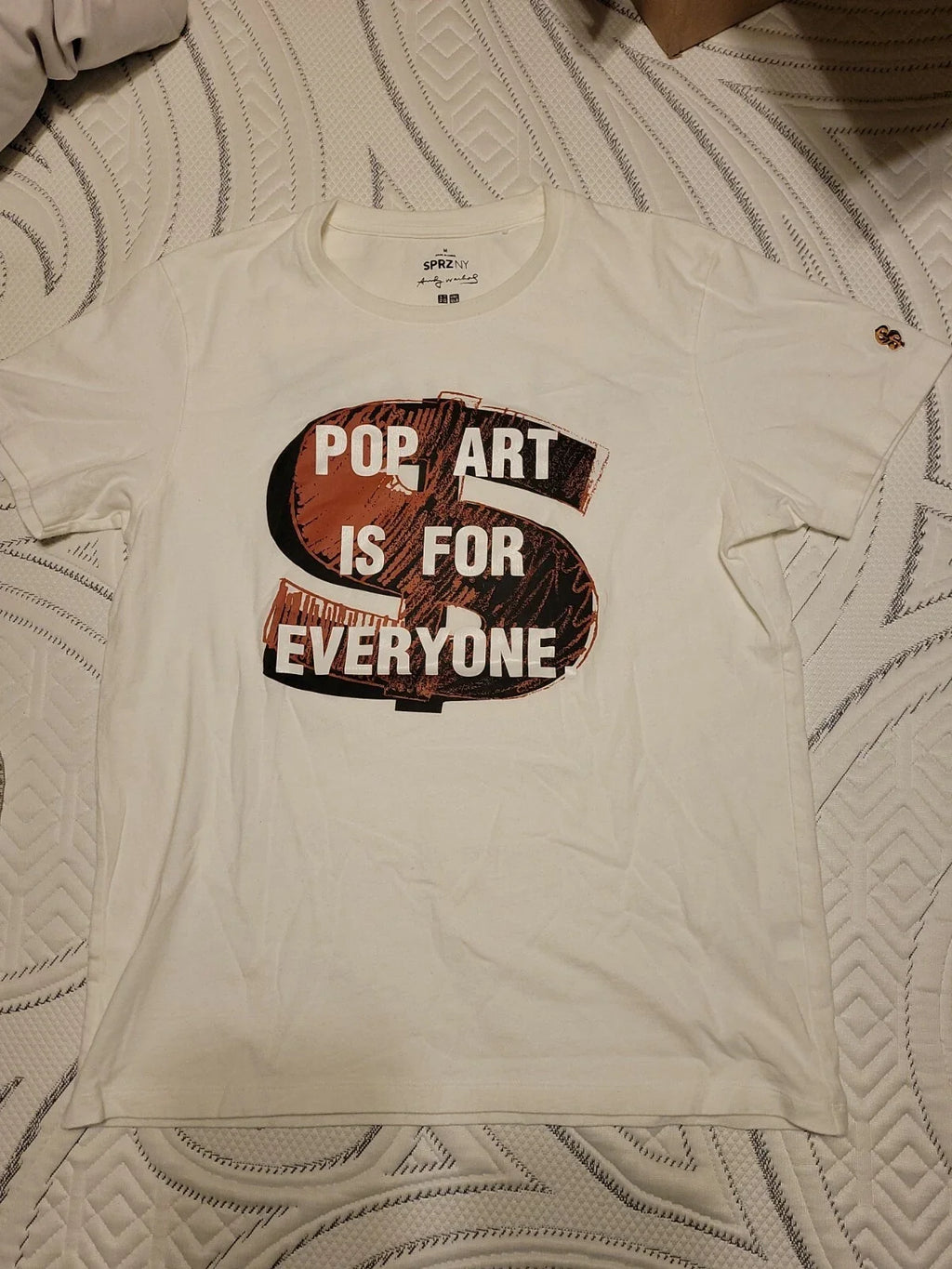 Andy Warhol SPRZNY Pop Art Is For Everyone Men's - Adult & Kids T-Shirts, Sweatshirts & Hoodies apparel design preview 1