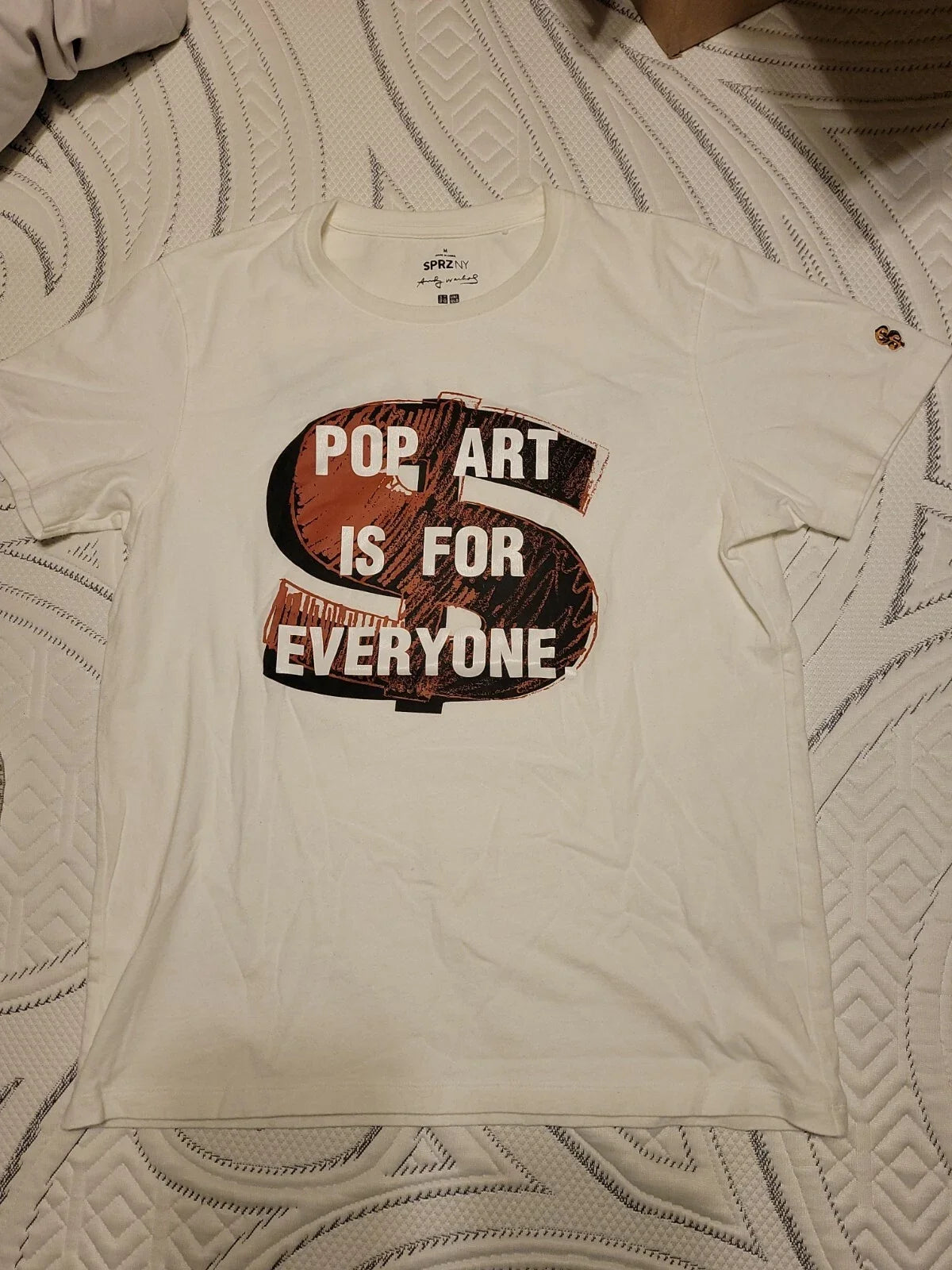 Andy Warhol SPRZNY Pop Art Is For Everyone Men's - Adult & Kids T-Shirts, Sweatshirts & Hoodies apparel design preview 1