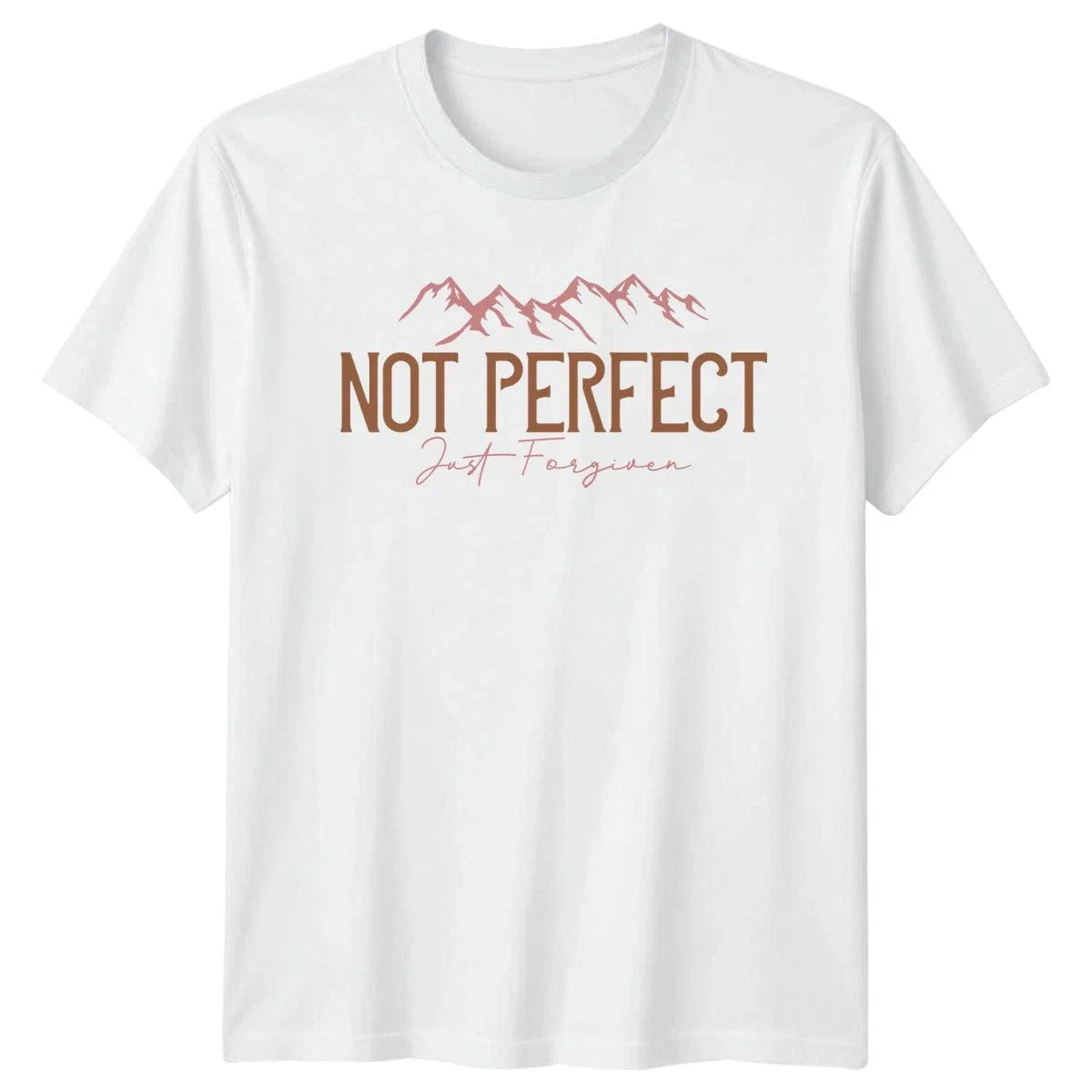 Not Perfect Just Forgiven Christian Faith Christmas - Adult & Kids T-Shirts, Sweatshirts & Hoodies apparel design preview 1