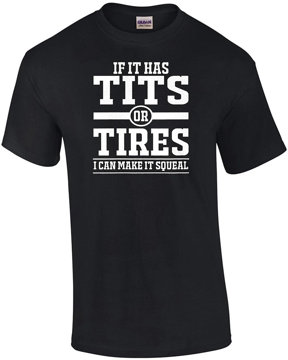 If It Has Tits or Tires I Can Make Squeal - Adult & Kids T-Shirts, Sweatshirts & Hoodies apparel design preview 1