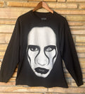 Rare Vintage Y2K Marilyn Manson BIG FACE Tour LG - Adult & Kids T-Shirts, Sweatshirts & Hoodies apparel design preview 1