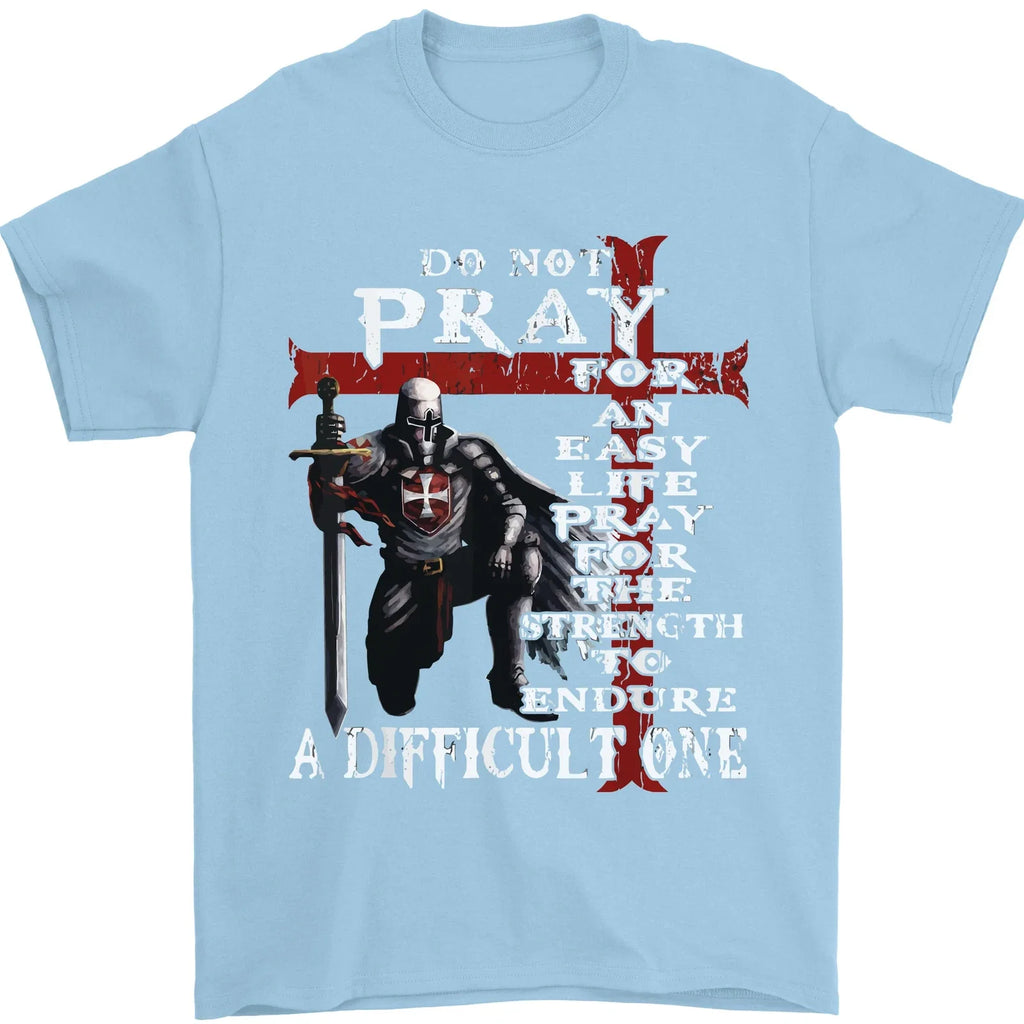 Do Not Pray Knights Templar St Georges Day Mens 100% - Adult & Kids T-Shirts, Sweatshirts & Hoodies apparel design preview 1