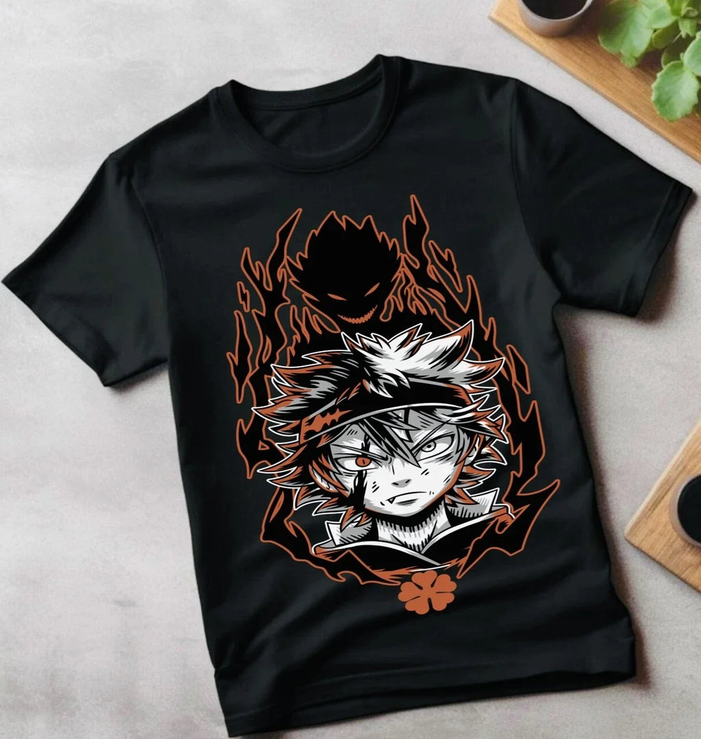 Black Clover Asta Yuno Anime Manga All Size - Adult & Kids T-Shirts, Sweatshirts & Hoodies apparel design preview 1