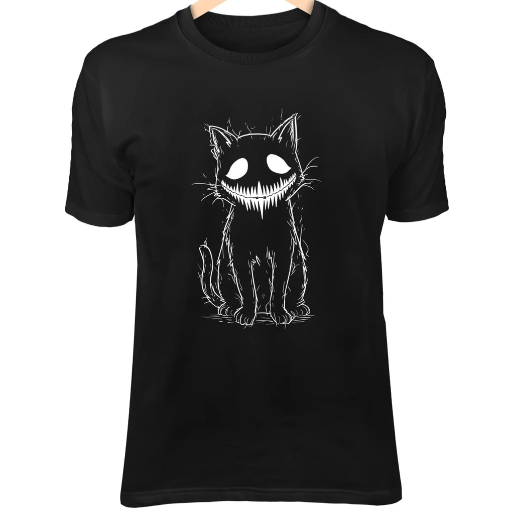 Halloween Mask Cat Line Art Cute Minimalist Cartoon - Adult & Kids T-Shirts, Sweatshirts & Hoodies apparel design preview 1