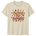 Falling For Autumn Fall Season Typography - Adult & Kids T-Shirts, Sweatshirts & Hoodies apparel design preview 1