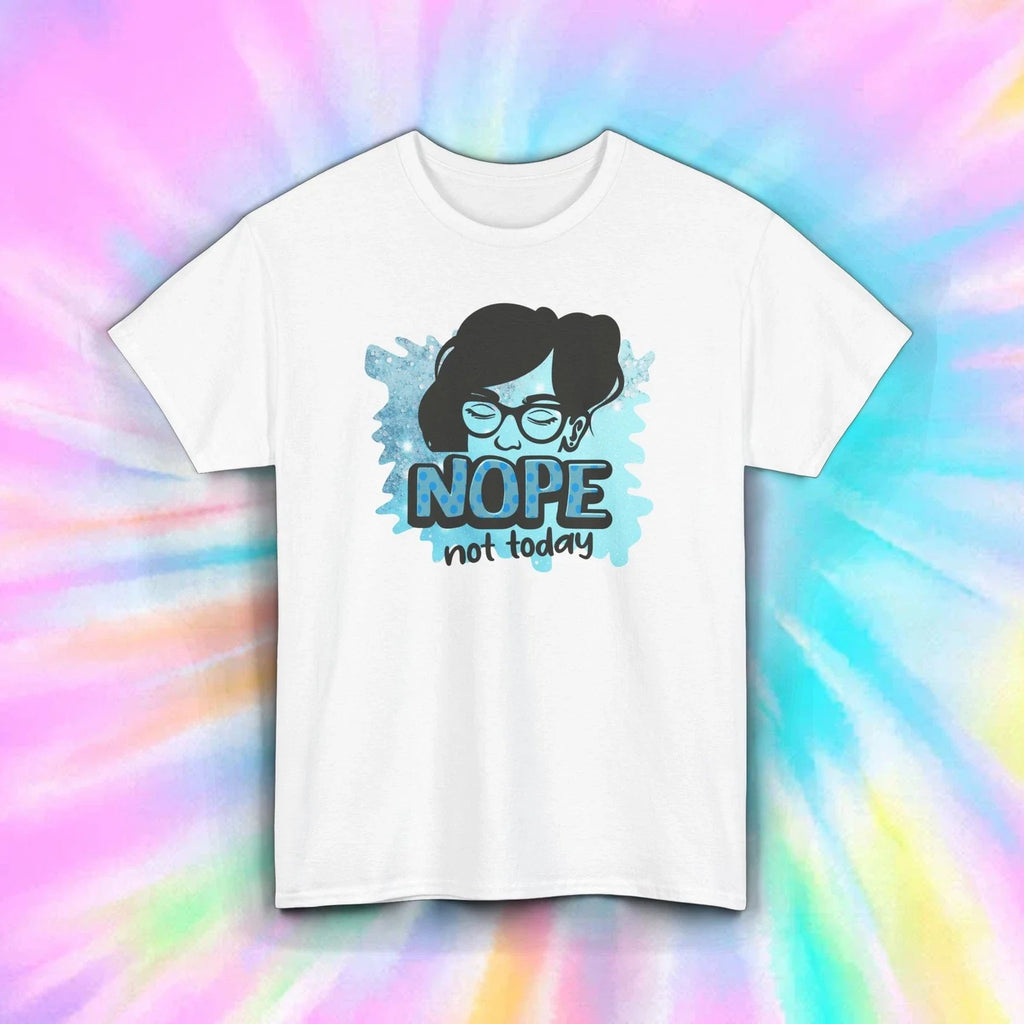 Nope Not Today Funny Introvert Lazy Day Casual - Adult & Kids T-Shirts, Sweatshirts & Hoodies apparel design preview 1