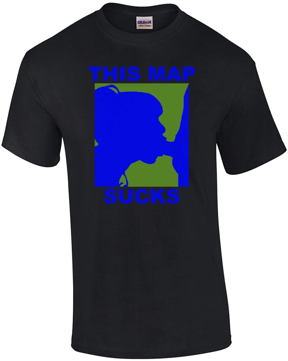 This Map Sucks - Adult & Kids T-Shirts, Sweatshirts & Hoodies apparel design preview 1