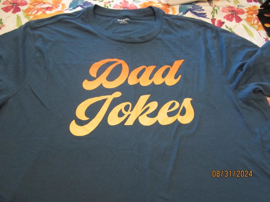 Dad Jokes Blue 2XL Old Navy - Adult & Kids T-Shirts, Sweatshirts & Hoodies apparel design preview 1