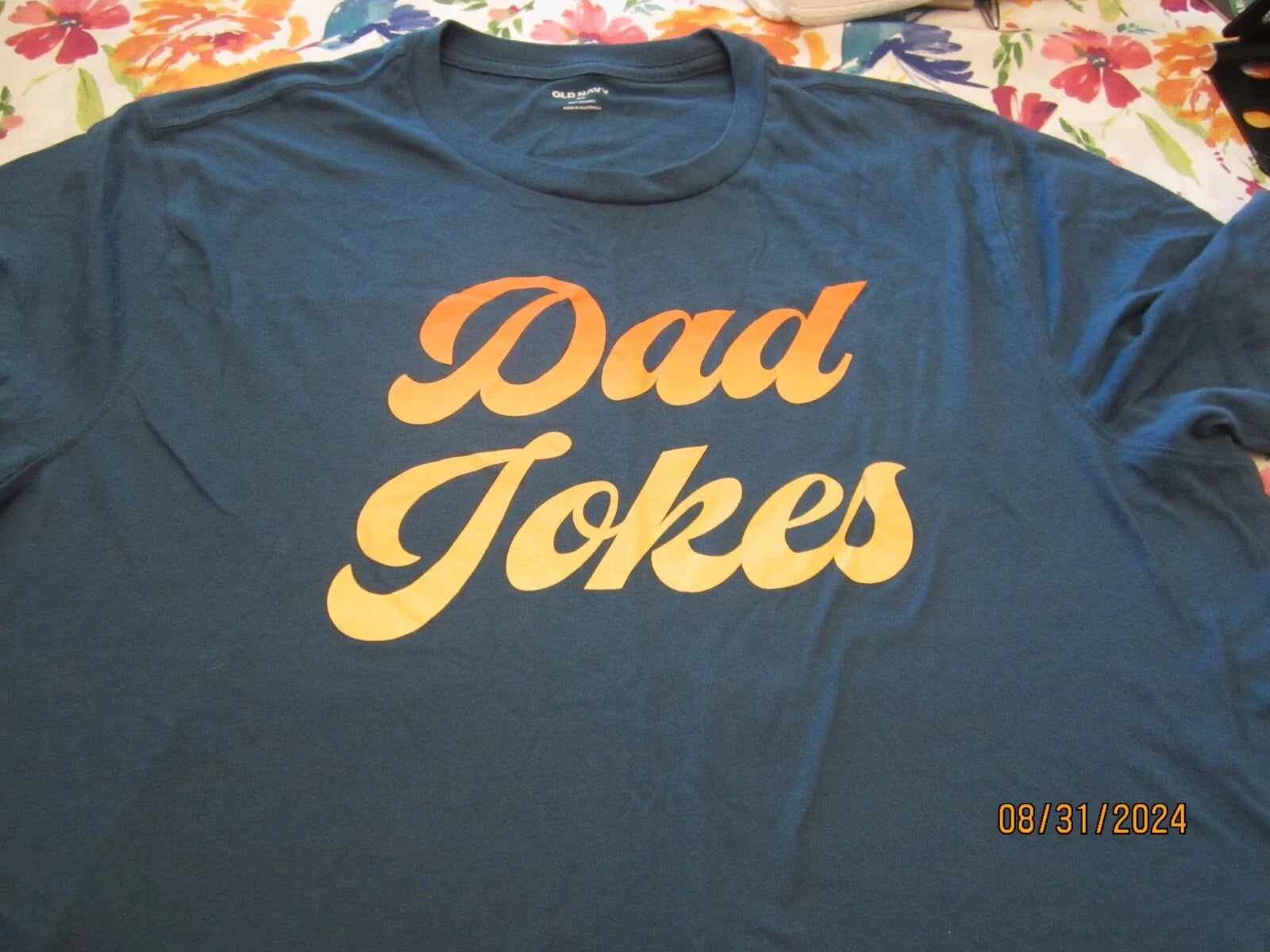 Dad Jokes Blue 2XL Old Navy - Adult & Kids T-Shirts, Sweatshirts & Hoodies apparel design preview 1