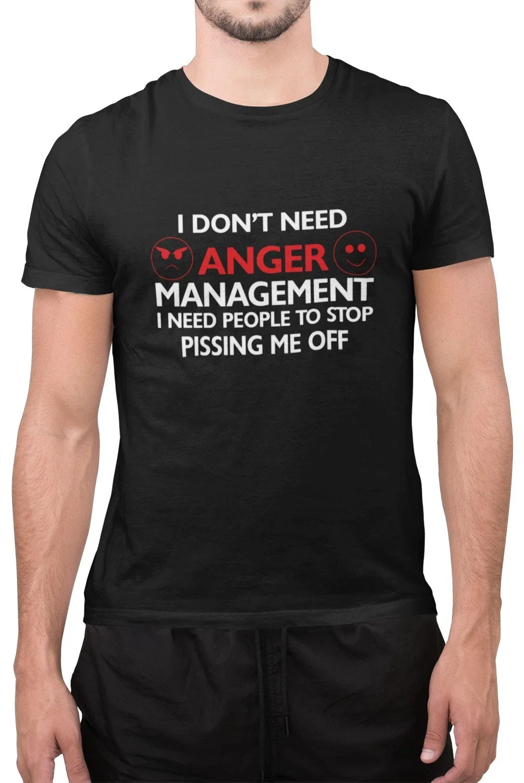 I Don't Need Anger Management Sarcastic Quote for - Adult & Kids T-Shirts, Sweatshirts & Hoodies apparel design preview 1