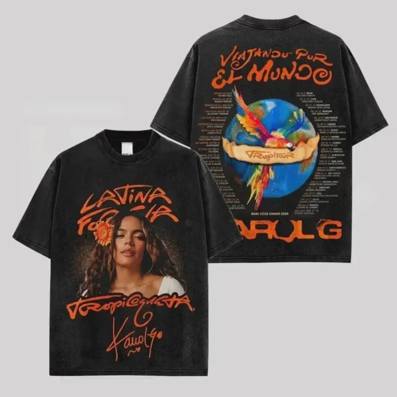 [HOT ITEM] Latin Music Tropical Tour 2026 Graphic Fan - Adult & Kids T-Shirts, Sweatshirts & Hoodies apparel design preview 1