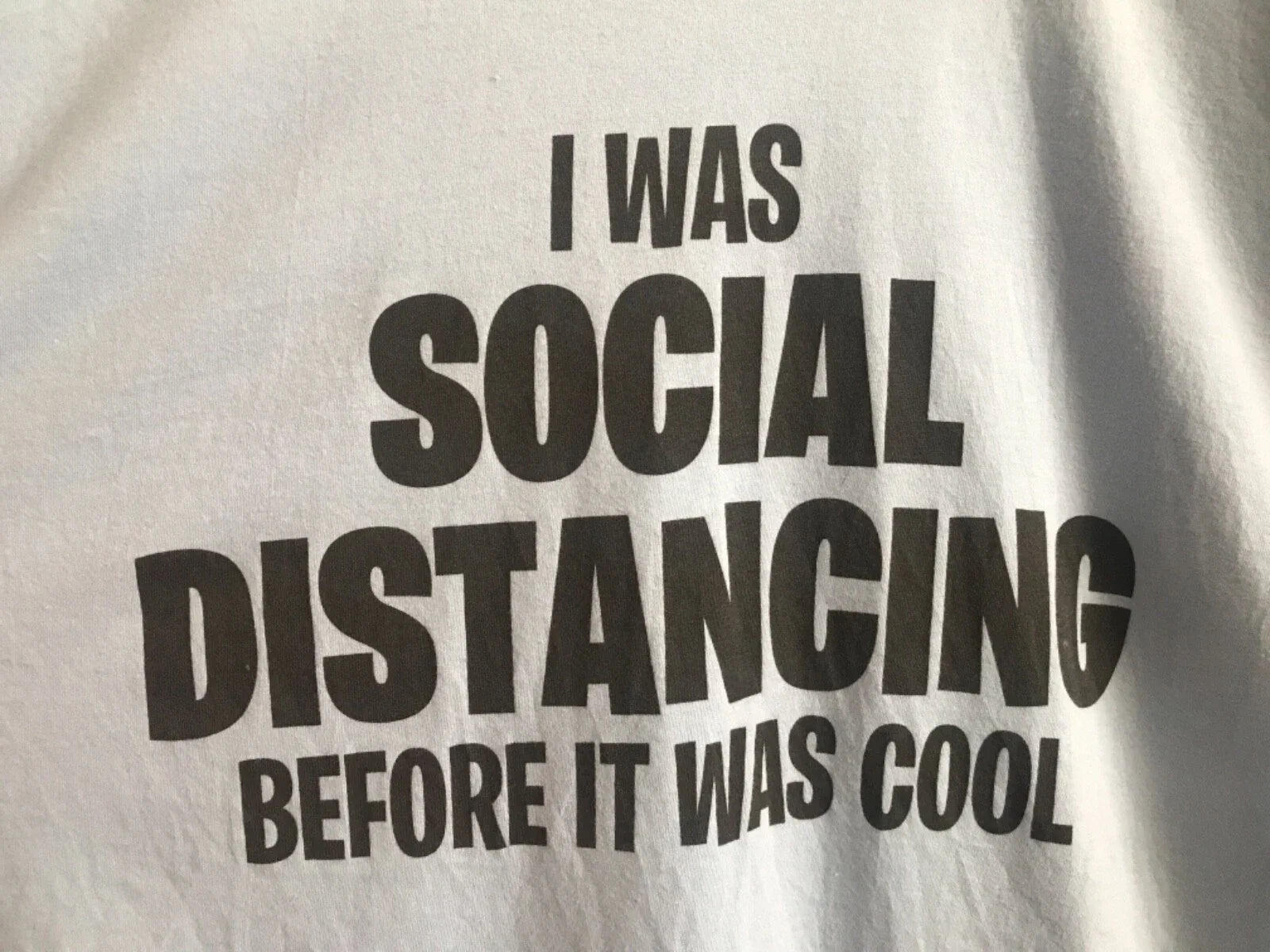 I Was Social Distancing Before It 2XL Cool Funny - Adult & Kids T-Shirts, Sweatshirts & Hoodies apparel design preview 1