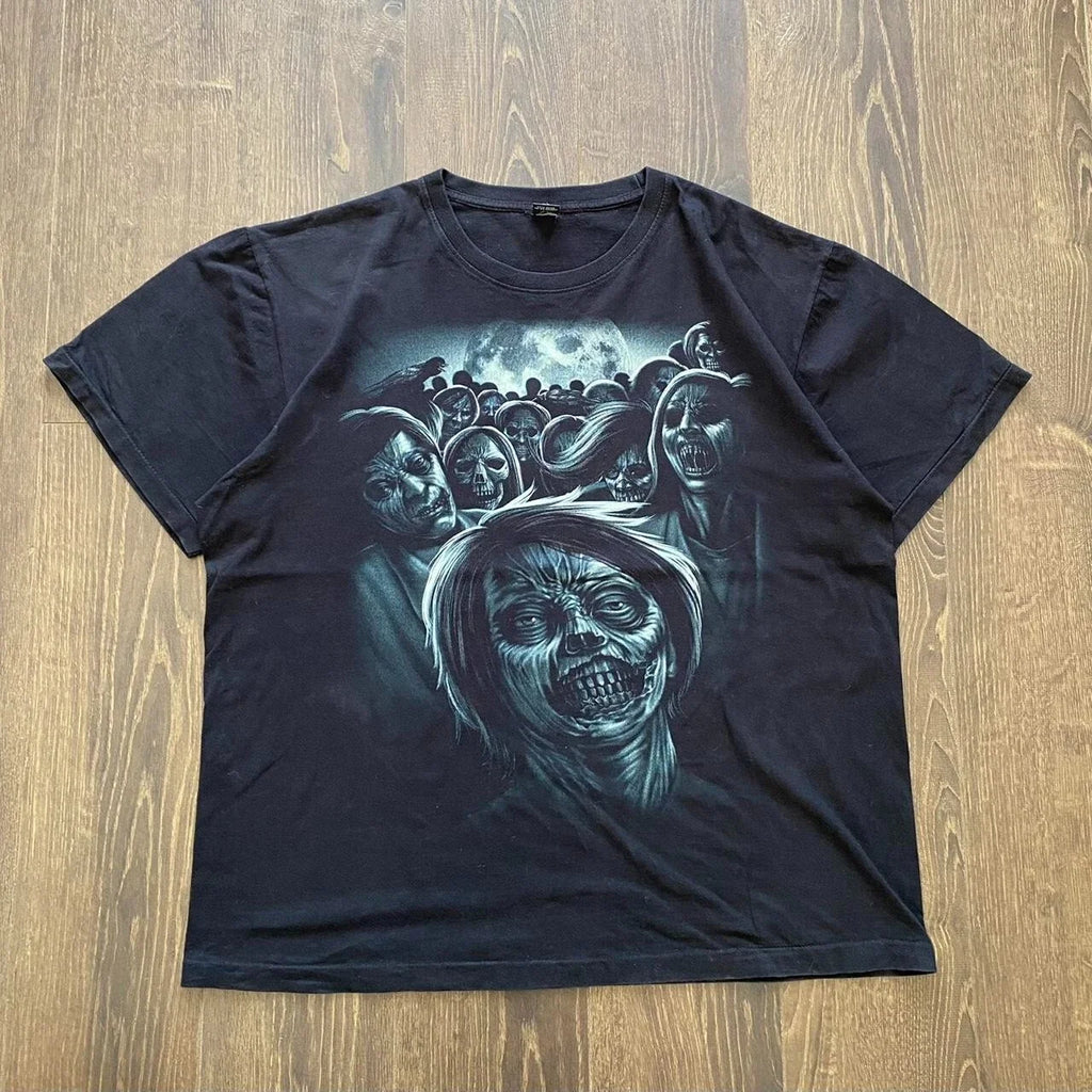 Y2k style royal fashion canada zombie print Size;Xl - Adult & Kids T-Shirts, Sweatshirts & Hoodies apparel design preview 1