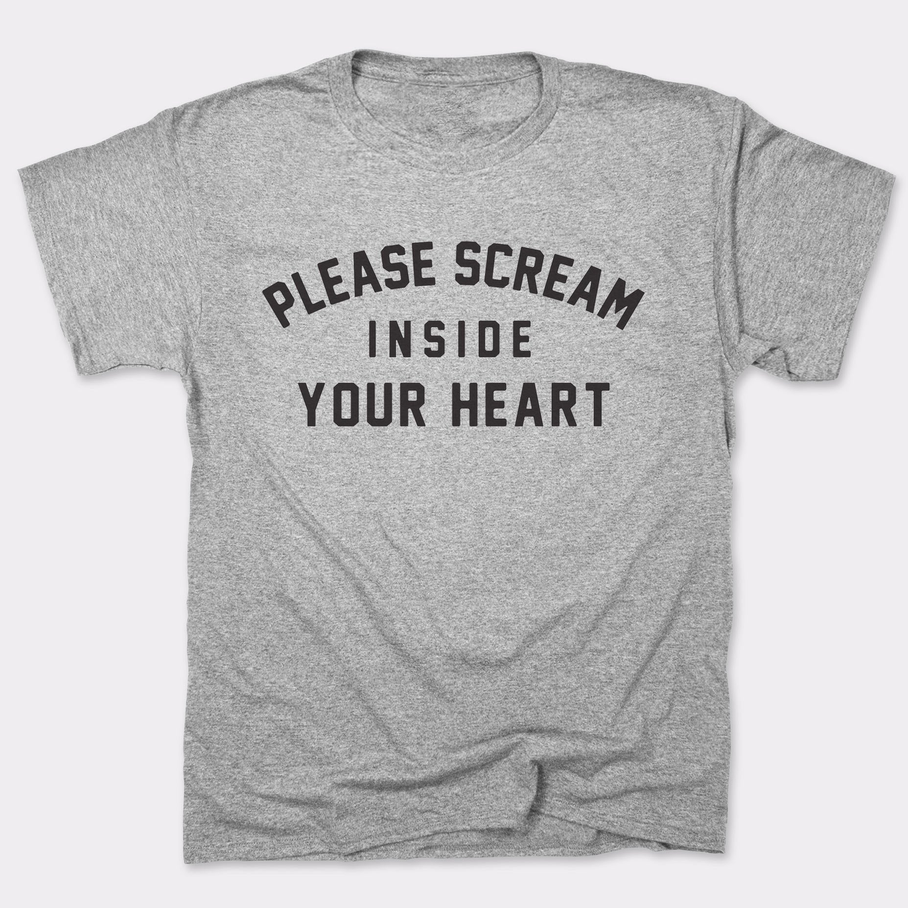Scream Inside Your Heart - Adult & Kids T-Shirts, Sweatshirts & Hoodies apparel design preview 1